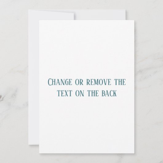 Seagull - Aangepaste platte kaart (Achterkant)