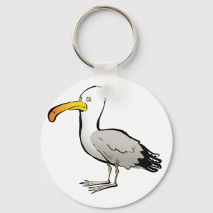 Seagull au naturel sleutelhanger