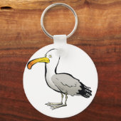 Seagull au naturel sleutelhanger (Voorkant)