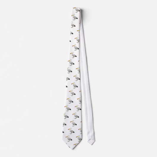 Seagull au naturel stropdas (Voorkant)