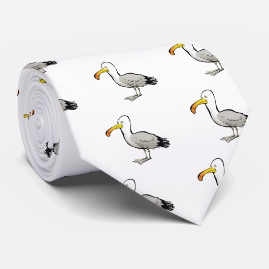 Seagull au naturel stropdas (Opgerold)