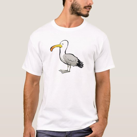 Seagull au naturel t-shirt (Voorkant)