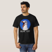 Seagull Beak off Fab Funny Joke T-Shirt (Voorkant volledig)