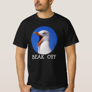 Seagull Beak off Fab Funny Joke T-Shirt
