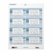 Seagull bij het strand in Californië Etiket (Full Sheet)