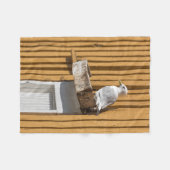 Seagull Bird Foto Fleece Deken (Voorkant (Horizontaal))
