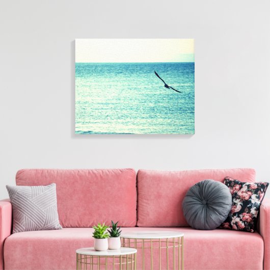 Seagull Canvas Afdruk (Insitu (Woonkamer))