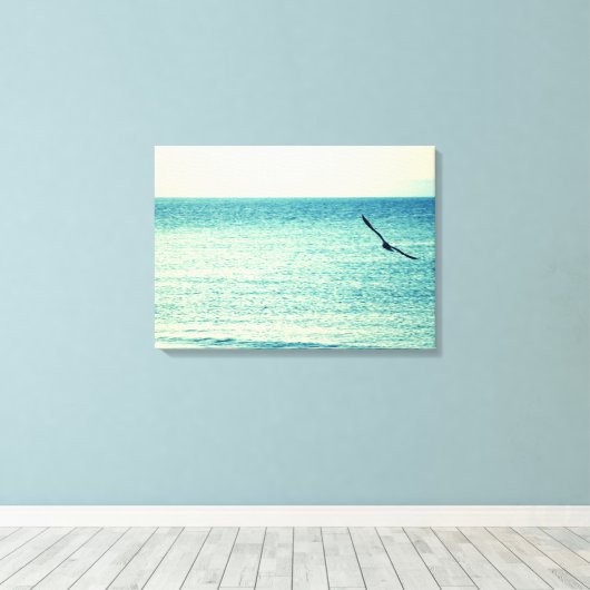 Seagull Canvas Afdruk (Insitu (Houten vloer))