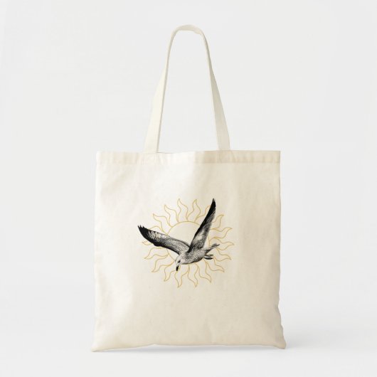 Seagull canvas tas (Voorkant)