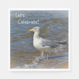 Seagull Celebration Beach Servet