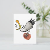 Seagull chatten briefkaart (Staand voorkant)