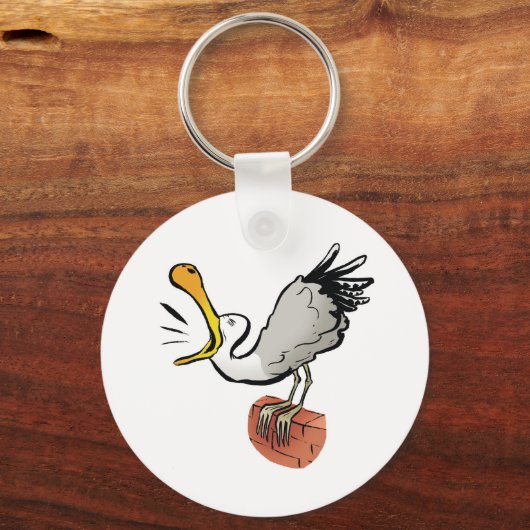 Seagull chatten sleutelhanger (Voorkant)