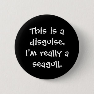 Seagull Costume Ronde Button 5,7 Cm