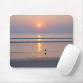 Seagull Daytona Beach FL Ocean Sunrise Mousepad Muismat (Met muis)