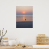 Seagull Daytona Beach FL Ocean Sunrise Poster (Keuken)