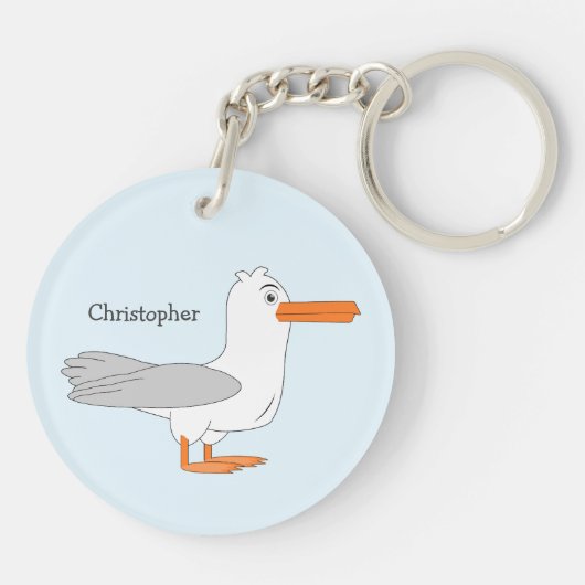 Seagull Design Personated Sleutelhanger (Achterkant)