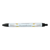 Seagull Design Personated Zwarte Inkt Pen (Voorkant)