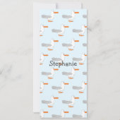 Seagull Design Persoonlijk Bladwijzer Kaart (Achterkant)