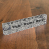 Seagull Desk Name Bord Naambordje (Zijkant)