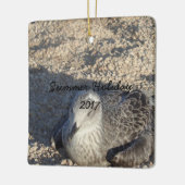 Seagull die de Sun Summer Photography leuk vindt Keramisch Ornament (Links)