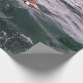 SEAGULL DIE OVER DE ZEE WAVELT CADEAUPAPIER (Hoek)