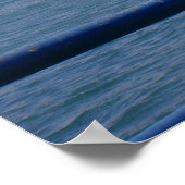 Seagull door Santa Monica Beach Poster (Hoek)