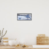 Seagull Eating on Ice Poster (Keuken)