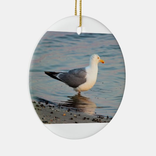 Seagull Foto Keramisch Ornament (Rechts)