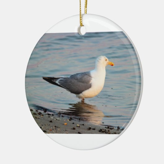Seagull Foto Keramisch Ornament (Links)