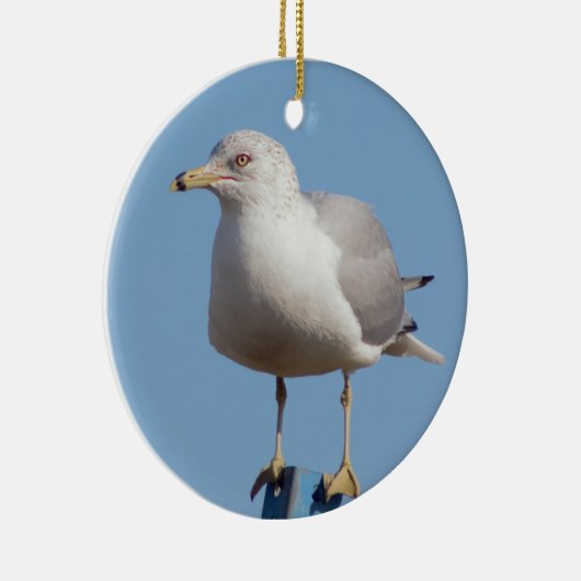 Seagull Foto Keramisch Ornament (Rechts)