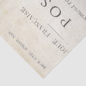 Seagull Franse poststempel Tissuepapier (Detail)