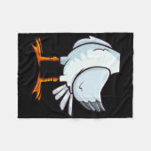 Seagull Fun Halloween Kostuum Party Cosplay Seabir Fleece Deken (Voorkant (Horizontaal))