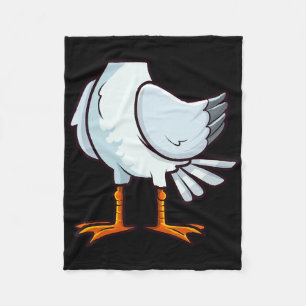 Seagull Fun Halloween Kostuum Party Cosplay Seabir Fleece Deken