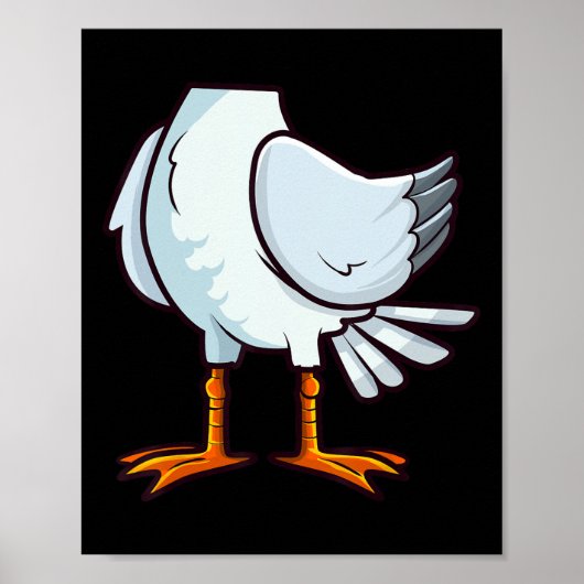 Seagull Fun Halloween Kostuum Party Cosplay Seabir Poster (Voorkant)