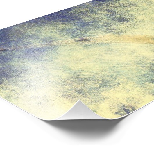 Seagull Grunge Foto Afdruk (Hoek)