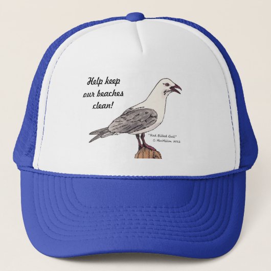 Seagull Hat Trucker Pet (Voorkant)