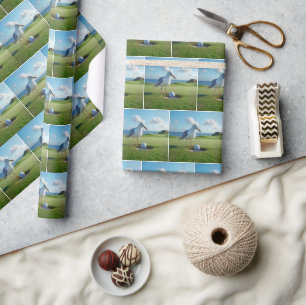 Seagull hole-in-one golfbal cadeaupapier