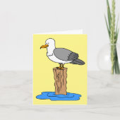 Seagull hou van je grappig feestdagen kaart (Voorkant)