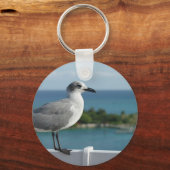 Seagull in Paradise Sleutelhanger (Voorkant)