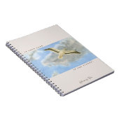 Seagull in the clouds notitieboek (Rechterzijde)