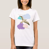 Seagull in the Clouds  T-shirt (Voorkant)