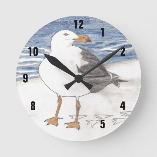 SEAGULL-klok Ronde Klok (Voorkant)