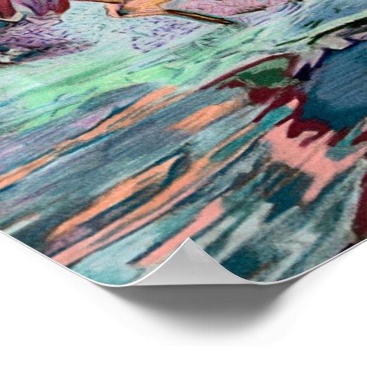 Seagull Landing op Candlewood Lake Custom Art Poster (Hoek)