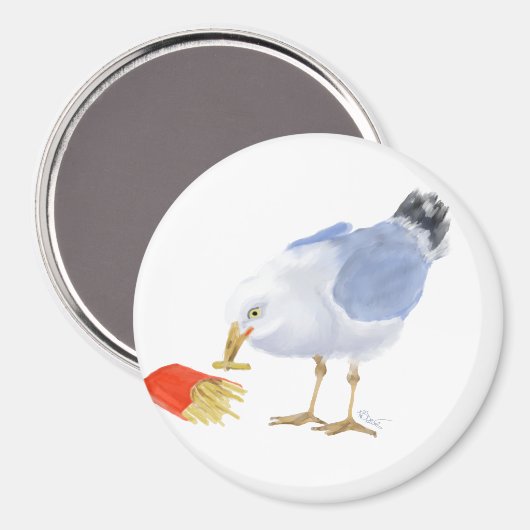 Seagull magnet (Voorkant / Achterkant)
