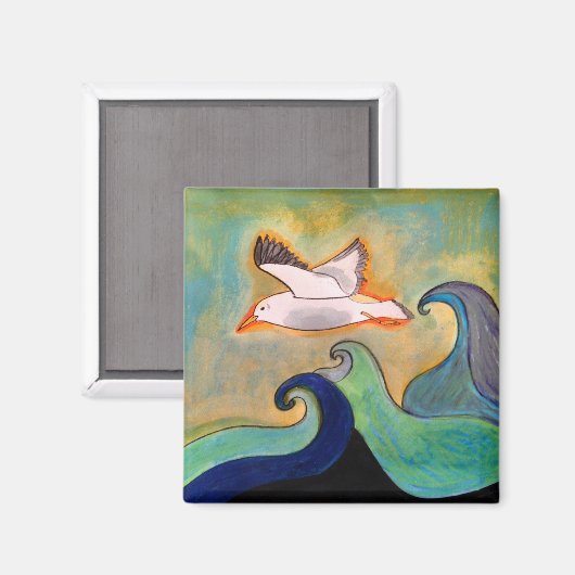 Seagull magnet (Voorkant / Achterkant)