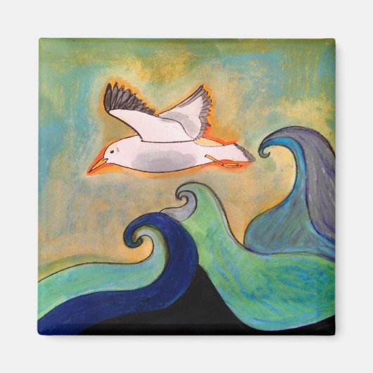 Seagull magnet (Voorkant)