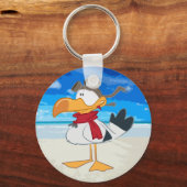 SEAGULL MET PILOT GOGGLAS SLEUTELHANGER (Voorkant)