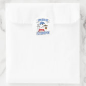 Seagull Moin Flitzpiepen Ronde Sticker (Tas)
