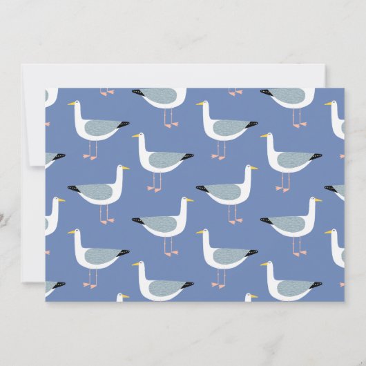 Seagull Moving New Home Aankondiging (Achterkant)