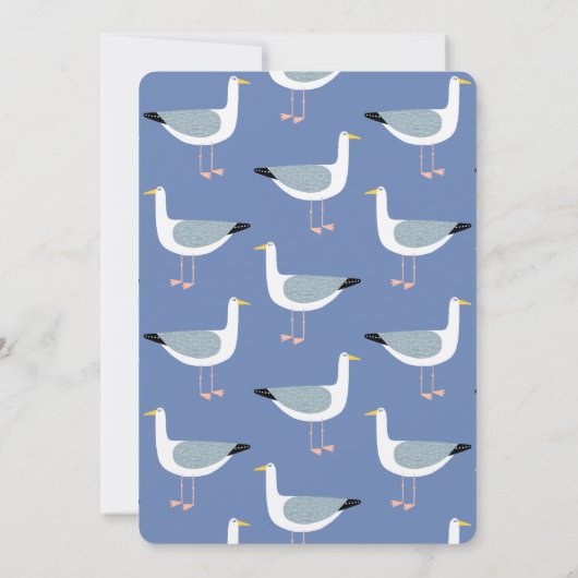 Seagull Moving New Home Aankondiging (Achterkant)